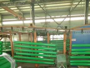 高速公路立柱噴粉流水線